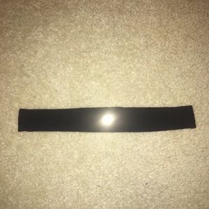 Black Lulu Lemon Thin Headband